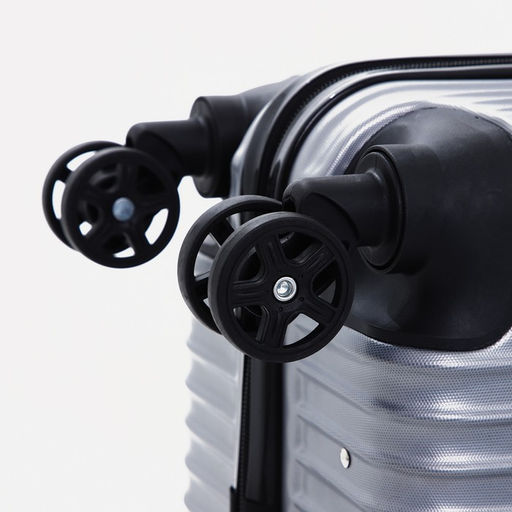 Чемодан малый 20, отдел на молнии, кодовый замок, цвет серый - Simaland фото 8