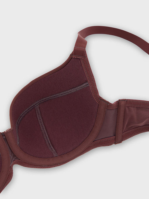 Бюстгальтер макси женский коричневый с сатиновым блеском - Mark formelle фото 7