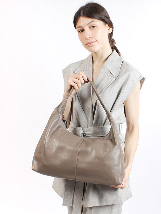 LACCOMA сумка НИ8337-хаки натуральная кожа