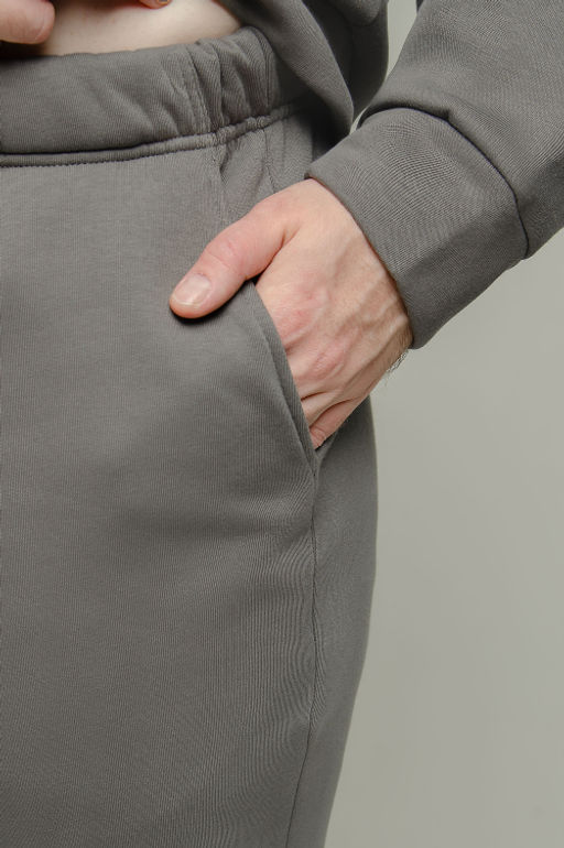 Арт. 69101 Костюм с брюками мужской с начесом  50-56 (4 шт) Цвет:серый