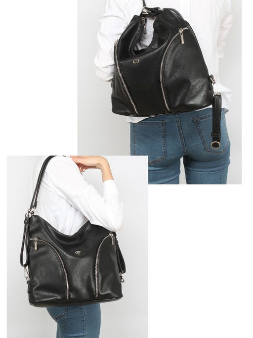 Сумка женская искусственная кожа GT-L 63465 F 001-1/109A-1, (рюкзак-change) 1отд+карм/перег, черный SALE 256673 - Adelia фото 10