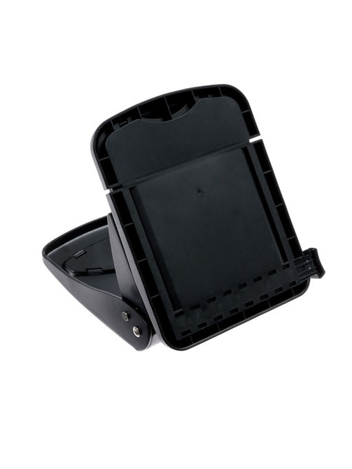 Дырокол металлический, 40 листов, с линейкой, чёрный