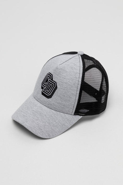 Crockid _ ТК 80097/св.серый меланж,темный уголь кепка дет