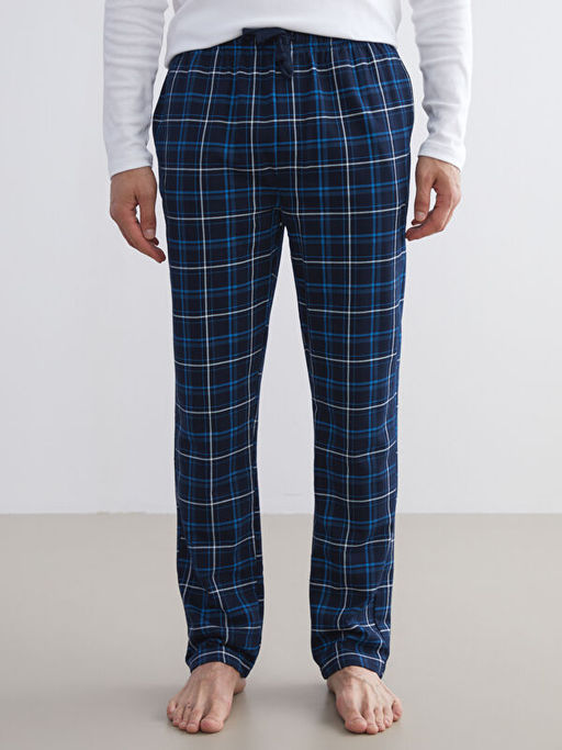 Standart Kal?p Ekose Erkek Pijama Alt