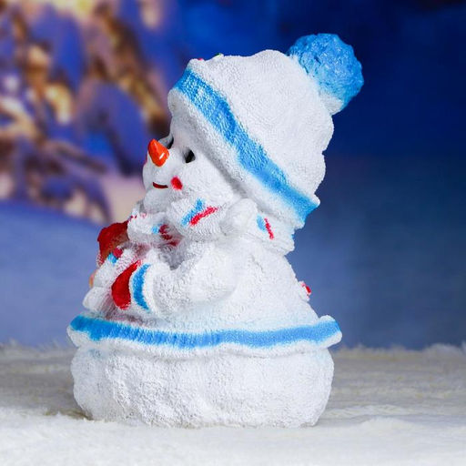 Копилка для денег Снеговик, гипс, 30?22 см