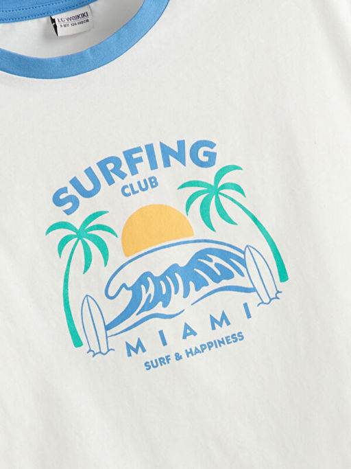 Bisiklet Yaka K?z ?ocuk Ti??rt ve ?ort