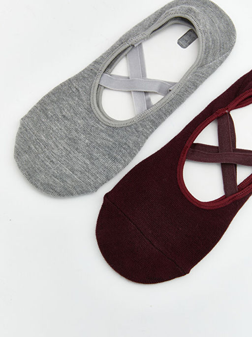 Kayd?rmaz Tabanl? Kad?n Yoga ve Pilates ?orab? 2li