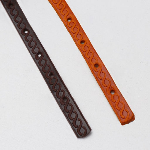 Шлейка кожаная для кошек и маленьких собак,ОШ19-30 см,ОГ 25-37 см,1.2 см, микс видов, цветов - Пижон фото 5