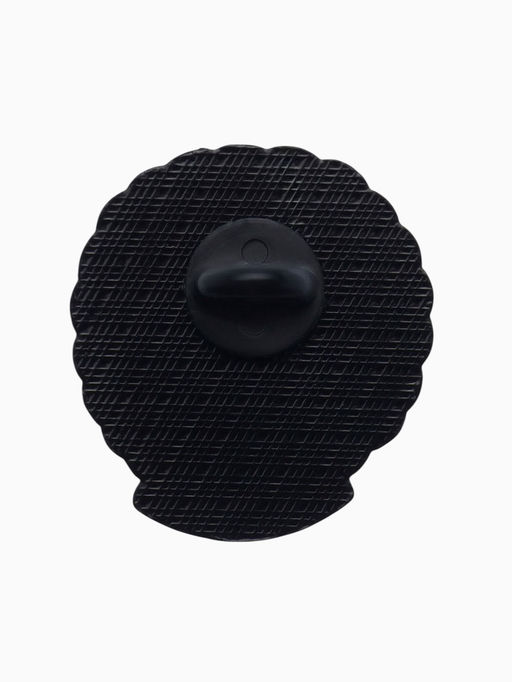 Цена за 5 шт. Значок «Девушка» уличный стиль, цвет коричнево-чёрный в чёрном металле