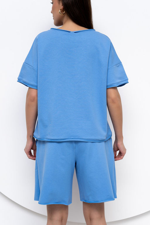 футболка из лёгкого хлопкового футера - Solo mio фото 8