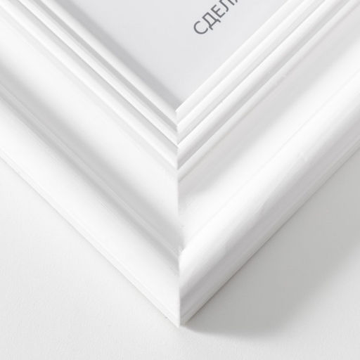 Фоторамка для фото 30×40 см Liza, дерево, белая, (пластиковый экран)