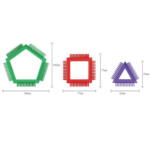 Конструктор обучающий Геометрические фигуры, 18 деталей - Simaland фото 4