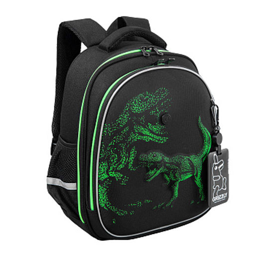 RAz-687-8 Рюкзак школьный с картхолдером на держателе - Grizzly фото 2