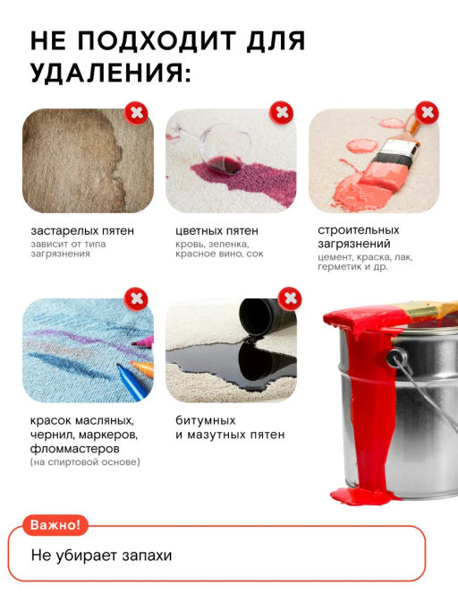 Средство пятновыводитель для чистки ковров, мягкой мебели и салона авто WONDER lab, 550мл