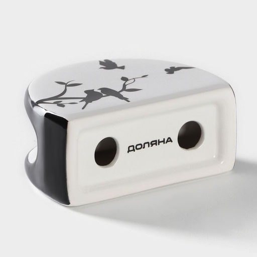 Салфетница Доляна Весенний вечер, 9,54,37 см, цвет белый  фото 6