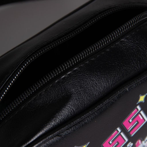 Сумка детская для девочки Kiss, искусственная кожа, на ремешке, чёрная, 18?6?11 см - NAZAMOK KIDS фото 4