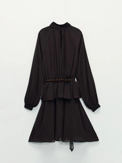 Платье мини с поясом / Zarina  фото 12