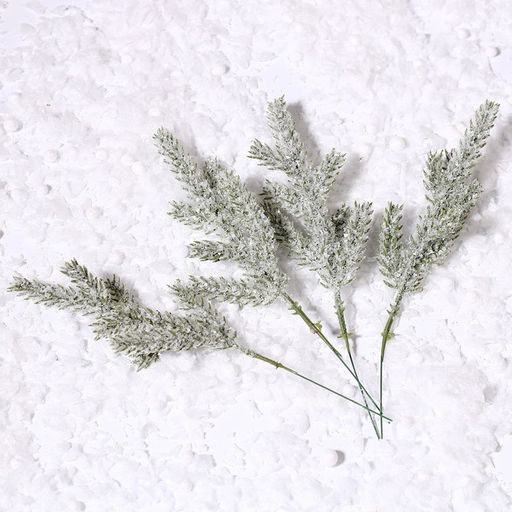 Ветка декоративная новогодняя, набор 4 шт., размер 1 шт. — 17 см