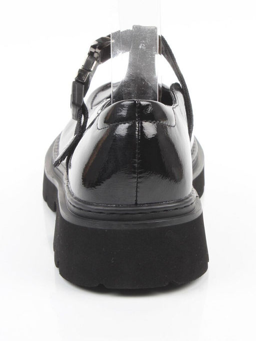 06-DLG06-2 BLACK Туфли женские (натуральная кожа)