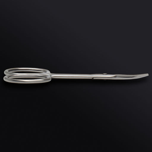 Ножницы маникюрные «Премиум», загнутые, узкие, 9 см, на блистере