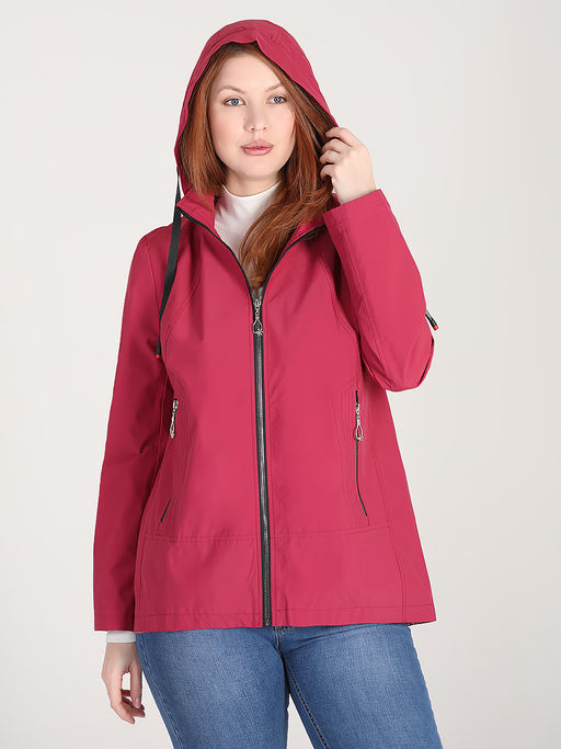 Весенняя ветровка женская с капюшоном - Almond фото 3