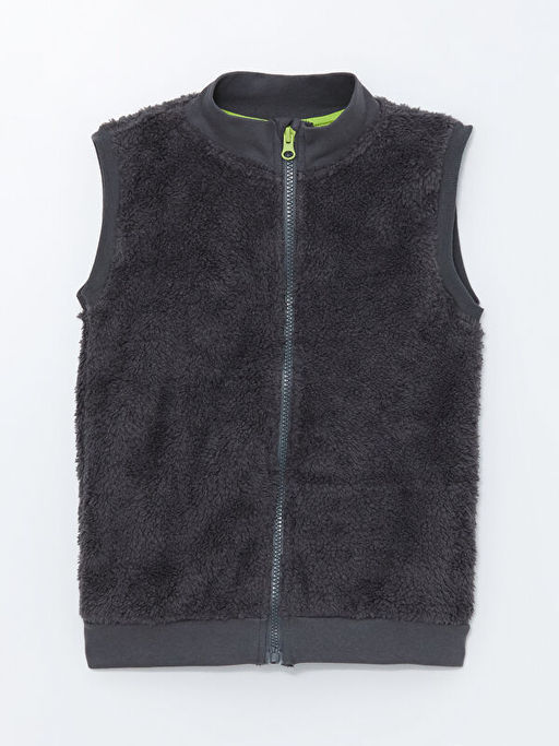 Dik Yaka Pel?? Erkek ?ocuk Yelek