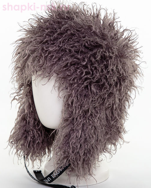 Лама экомех козлик Ушанка женская флис (56-57)