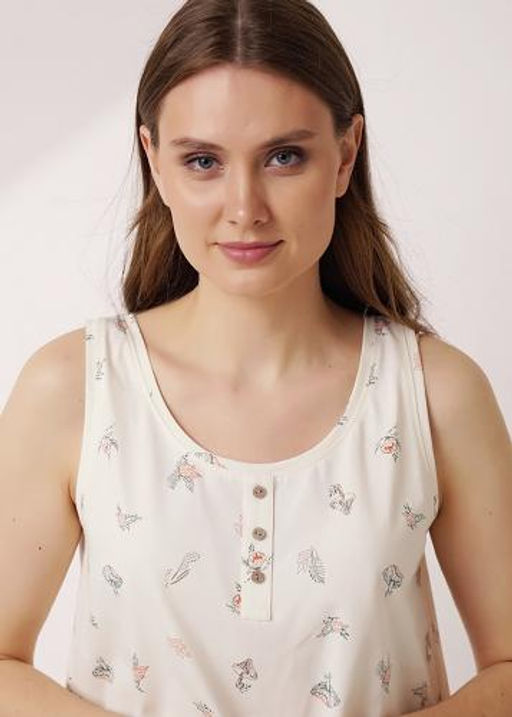 Пижама жен. (ЧЗ) св.бежевый/зеленый LSET15-1184 - Clever wear фото 3