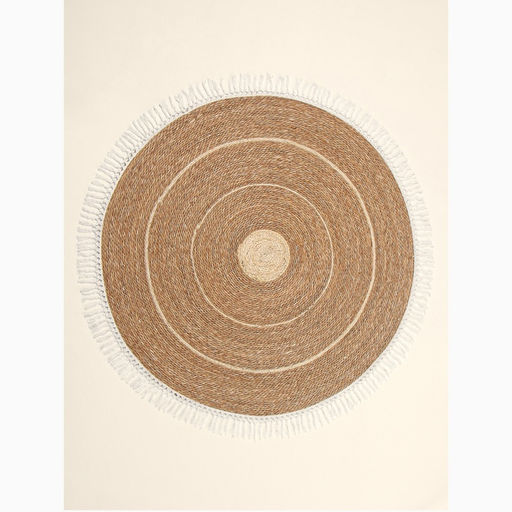 Ковёр с кисточками круглый SL Home «Паджа», d=150 см