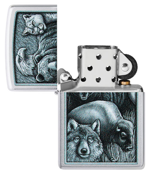 Зажигалка ZIPPO Королевство зверей | Animal Kingdom 46237  фото 4