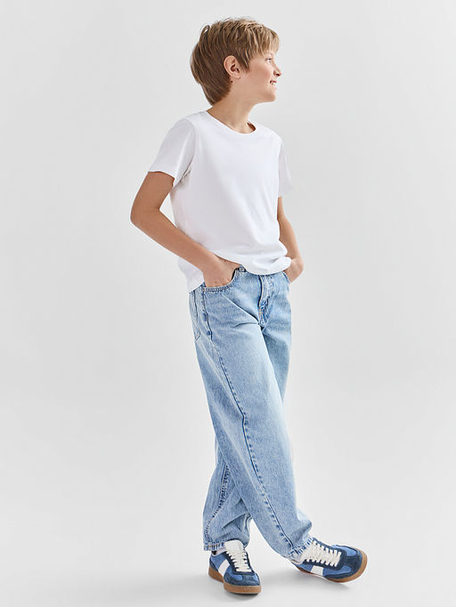 Джинсы baggy leg для мальчиков голубые - Mark formelle фото 2