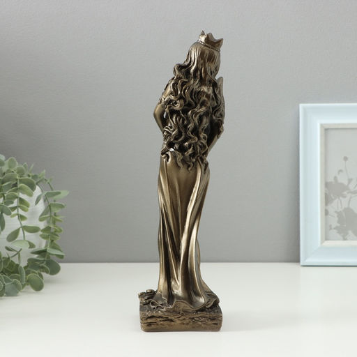 Фигура гипс Фортуна, под бронзу, 30 см