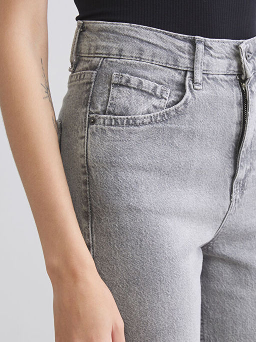 Mom Fit Kad?n Jean Pantolon