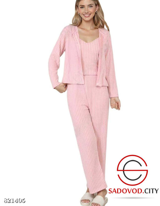 Пижама тройка из хлопка