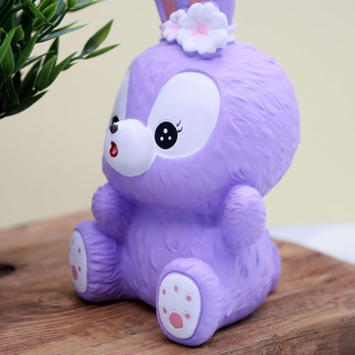 Копилка Surprised bunny, purple (20 см), пластик