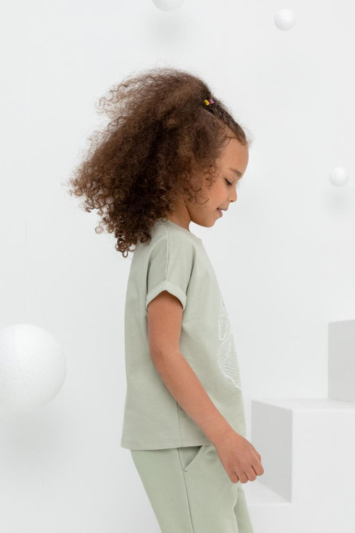 КР 302268/шалфей к439 фуфайка для дев