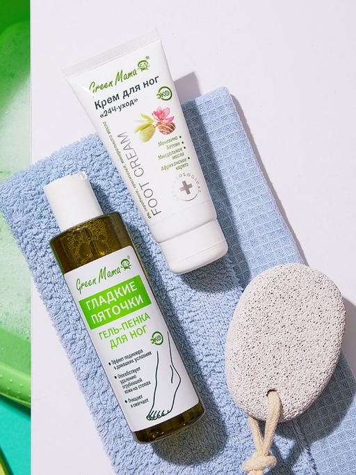 Крем для ног 24-ч уход 100 мл - Green mama фото 2