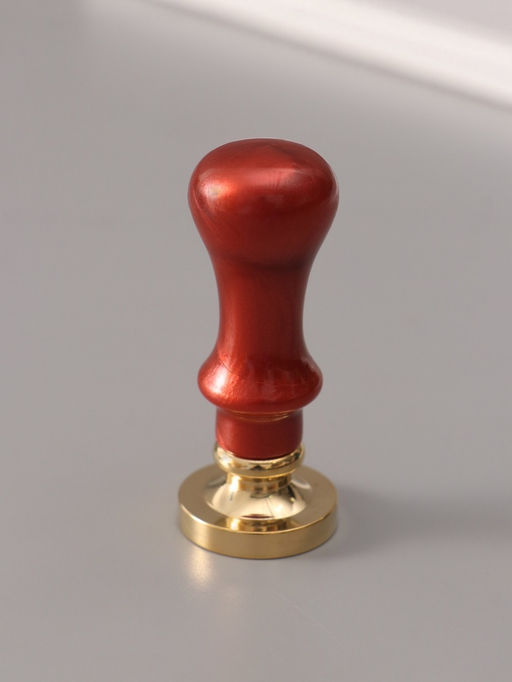 Печать для сургуча с пластиковой ручкой «Венок с буквой K», 2.5×2.5×6.3 см