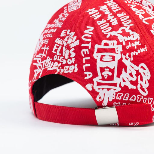 Кепка MINAKU с надписями, красный, размер 58