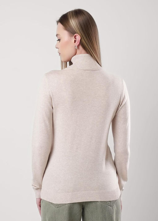 CLE Джемпер жен. 352795ха меланж св.бежевый - Clever wear фото 3