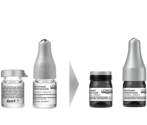 Ампулы против выпадения волос Aminexil Advanced, 10 ампул х 6 мл, Loreal - Loreal professionnel фото 3