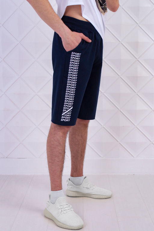 Арт. 6369 Шорты мужские 46-54 (5 шт) Цвет:темно-синий - Идеал фото 2