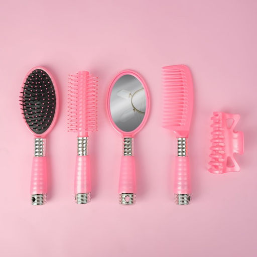 Цена за 2 шт. Набор парикмахерский, 20(±1) см, 5 предметов, МИКС