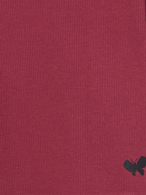 Bisiklet Yaka Uzun Kollu Bask?l? K?z ?ocuk Ti??rt