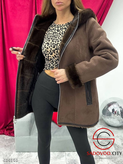 Дубленка женская зимняя - Bruno фото 3