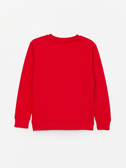 Bisiklet Yaka Basic Uzun Kollu Erkek ?ocuk Sweatshirt - Waikiki фото 2