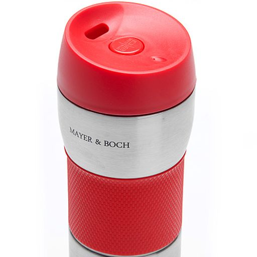 26632 Термокружка КРАСНАЯ 450мл нерж.MB (х24) - Mayer&boch фото 3