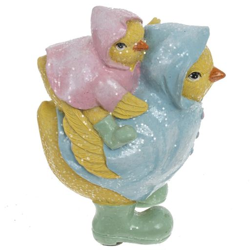 Фигурка декоративная "Курица с цыплёнком", L10,5 W8,5 H14 см