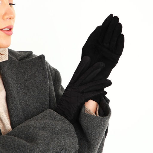 Перчатки женские, безразмерные, без утеплителя, цвет чёрный - Simaland фото 2