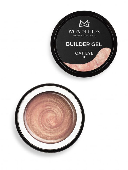 Manita Professional Гель моделирующий для ногтей / Builder Gel Cat Eye №04, 15 мл